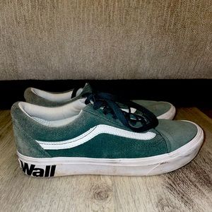 Green Comfy Cush Vans